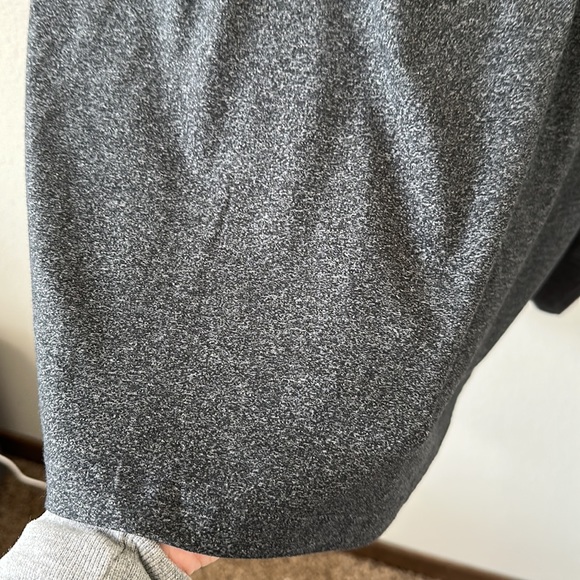 Lee Men's Long Sleeve Crewneck Tee Gray Stretchy Casual Premium Select XL - Picture 7 of 9